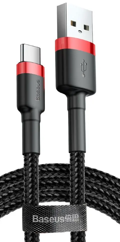 Baseus Cafule USB cable 2 m USB A USB C Black, Red