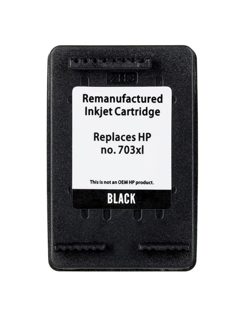 Superbulk Printer Ink HP B-H703BK (Replacement HP 703 CD887) Standard Black