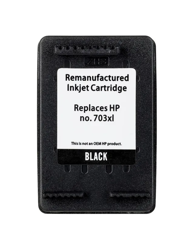 Superbulk Printer Ink HP B-H703BK (Replacement HP 703 CD887) Standard Black
