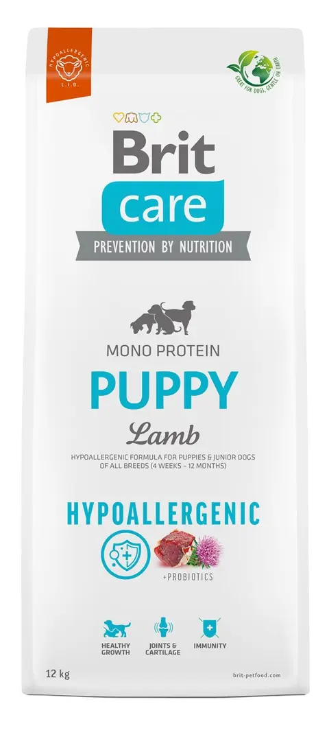 BRIT Care Hypoallergenic Puppy Lamb - Dry Dog Food - 12 Kg