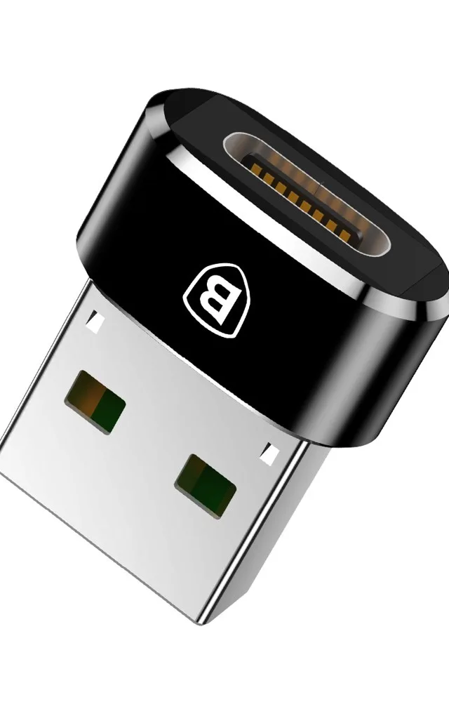 Baseus CAAOTG-01 cable gender changer Black