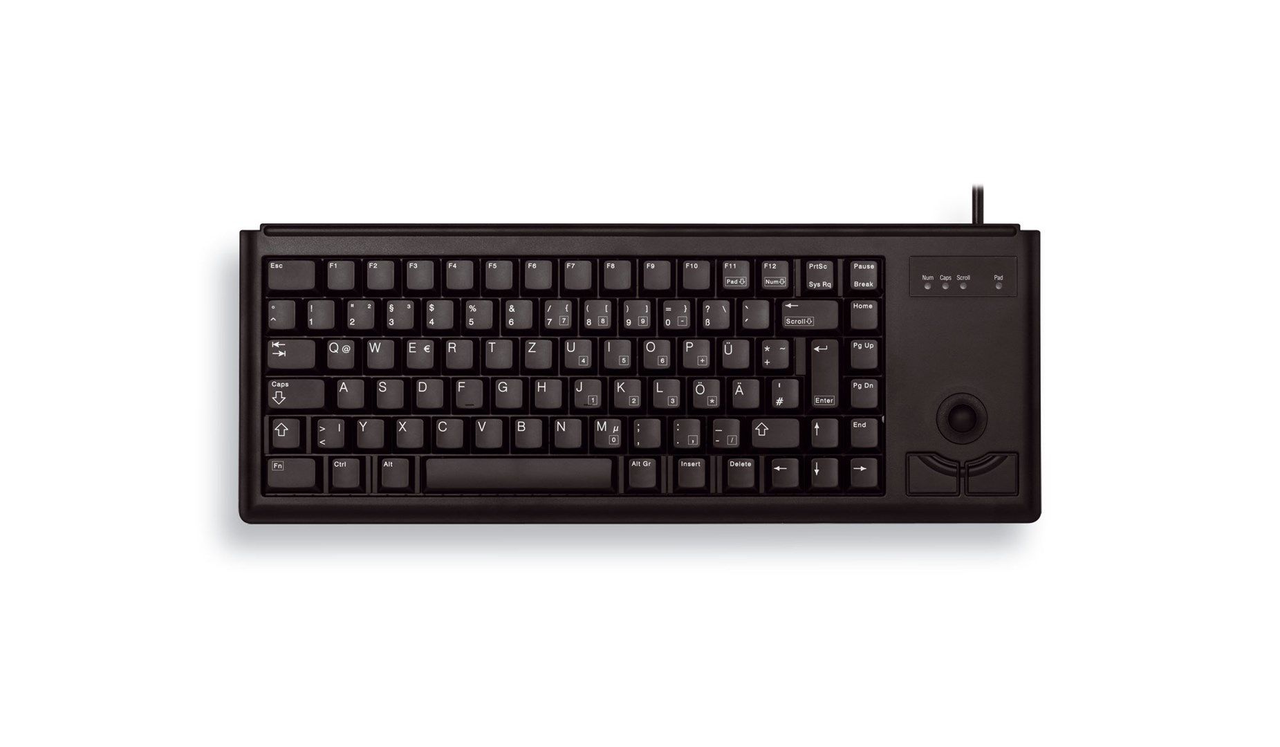 CHERRY G84-4400 keyboard Universal USB QWERTZ German Black