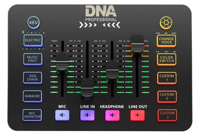 DNA Professional SC ONE - 2-Channel Analogue Mixer With Built-In Sound Effects