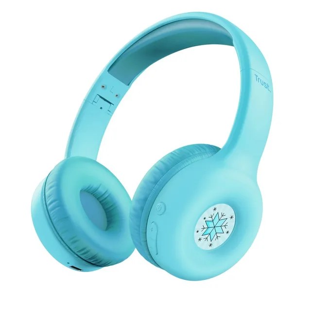 Trust Nouna Headset Wired & Wireless Head-band Calls/Music USB Type-C Bluetooth Blue