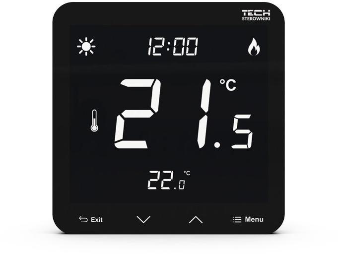 Wired Dual Thermostat ST-297z V3 Black