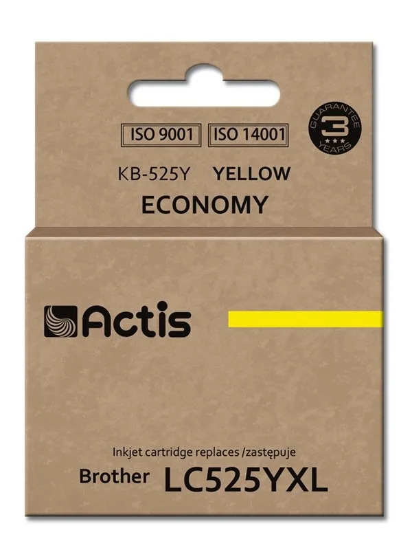 Actis KB-525Y ink (replacement for Brother LC-525Y; Standard; 15 ml; yellow)