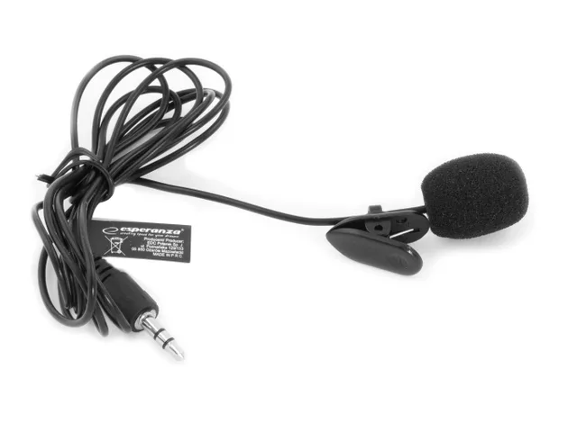 Esperanza EH178 Microphone With Clip Black