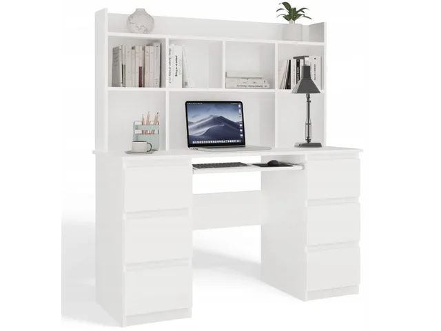 KUBA Desk Set Extension Piece White
