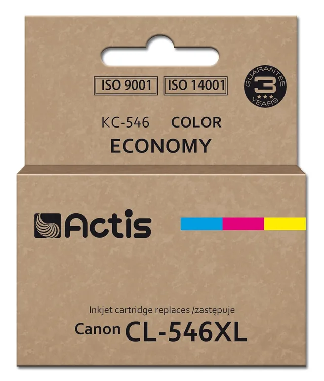 Actis KH-303BKR ink for Canon printer, replacement Canon PG-545XL; Supreme; 15 ml; 180 pages; red, blue, yellow.