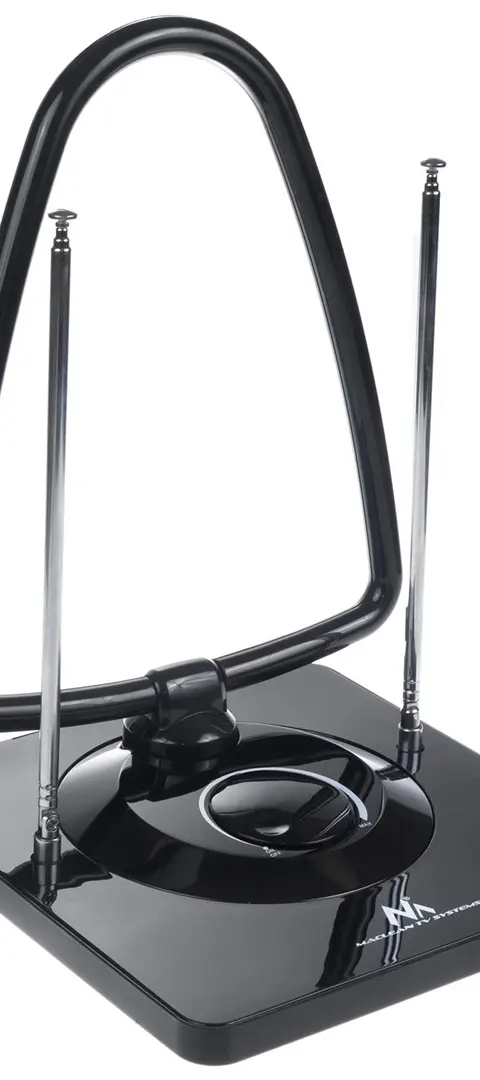 Maclean MCTV-963 High Gain Indoor Aerial Antenna Low Noise Digital Analog Freeview FM DVB Strongt 45dB DVB-T/T2 H.265 HEVC