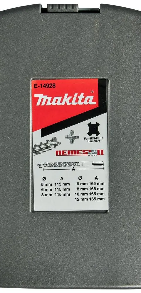 DRILL BIT SET 7PCE SDS PLUS E-14928
