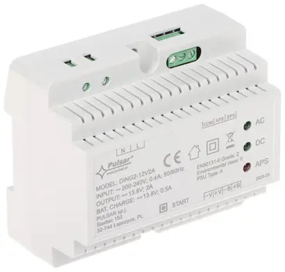 DING2-12V2A DING2 13.8V/2A Switching Buffer Power Supply For DIN Rail Grade 2