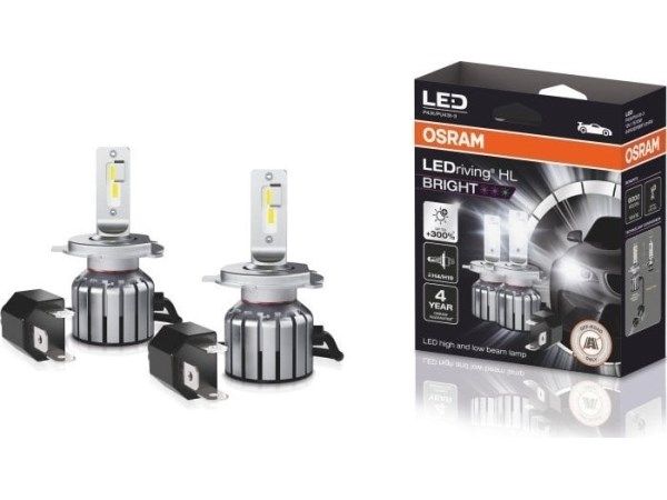 LED Bulb Set 2pcs H19/H4 12V 15W P43T/PU43t-3