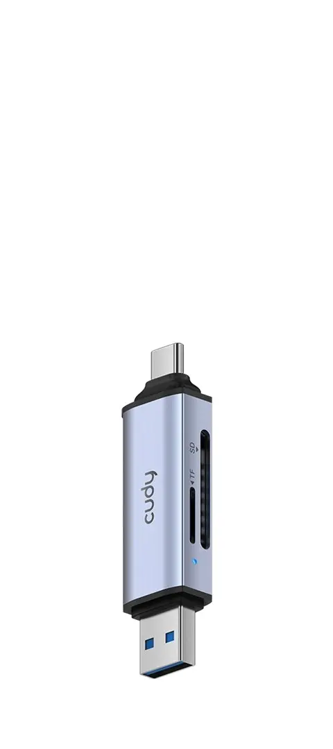 CUDY UH200 2-In-1 USB 3.0 Card Reader