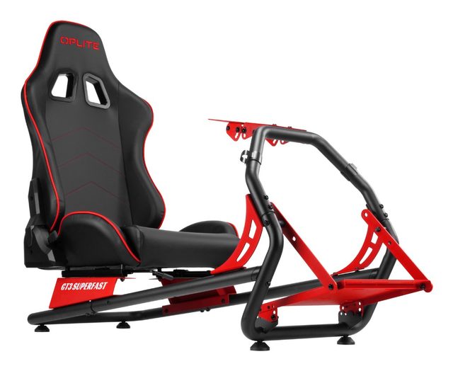 OPLite Cockpit GT3 Superfast V2 Schwarz-Rot