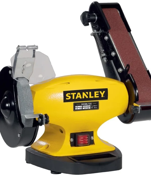 STANLEY SZLIFIERKA STOŁOWA 2W1 KAMIENIOWO TAŚMOWA SXGBL150E