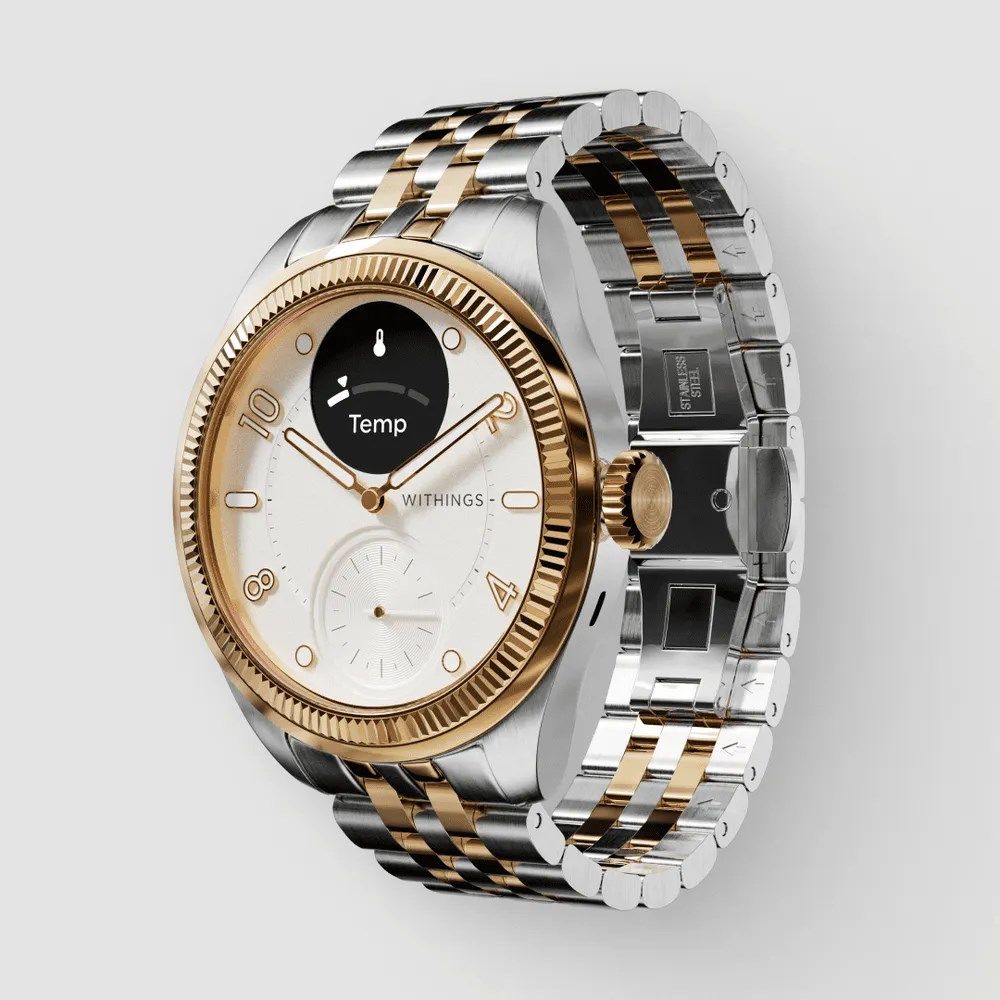 Withings Scanwatch Nova 39mm Gold Watch