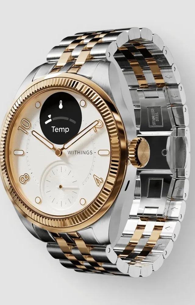 Withings Scanwatch Nova 39mm Gold Watch