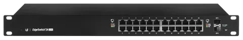 Ubiquiti EdgeSwitch 24 250W Managed L2/L3 Gigabit Ethernet (10/100/1000) Power over Ethernet (PoE) 1U Black