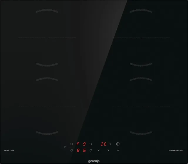 Gorenje GI6401BSCE Black Built-in 59 cm Zone induction hob 4 zone(s)