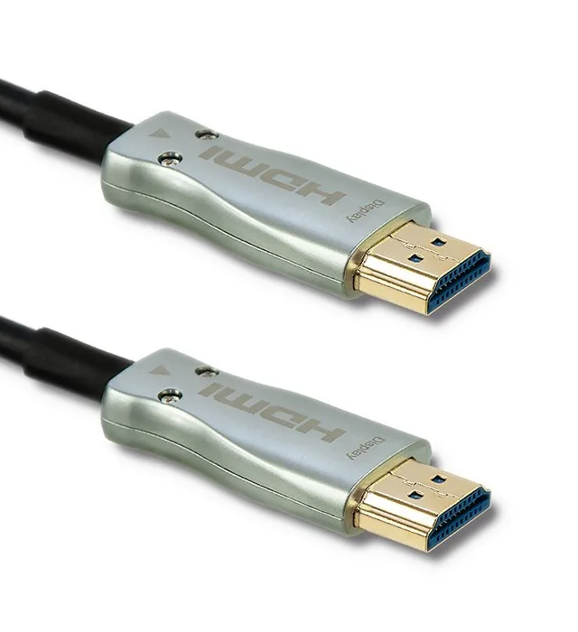 Qoltec 50472 HDMI cable 20 m HDMI Type A (Standard) Black, Silver