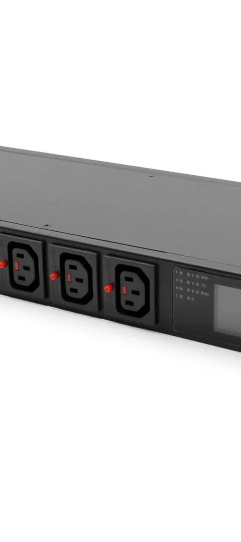 Listwa zasilająca SMART PDU 1U, gniazdo zasilające IEC320 C20 16A/250V, gniazda 8x C13, 16A