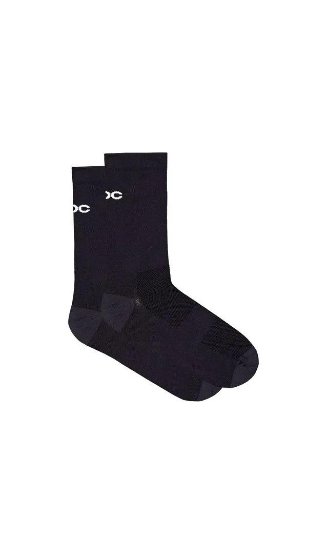 Skarpety rowerowe POC Cadence Road Long Socks czarny - 43/45