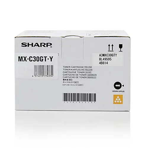 Sharp MXC30GTY toner cartridge 1 pc(s) Original Yellow