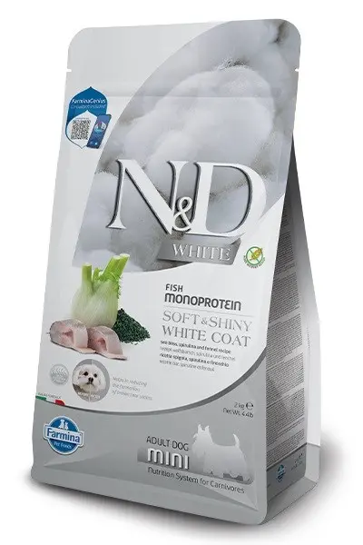 FARMINA N D Sea Bass Spirulina And Fennel Adult Mini - Dry Dog Food - 2 Kg