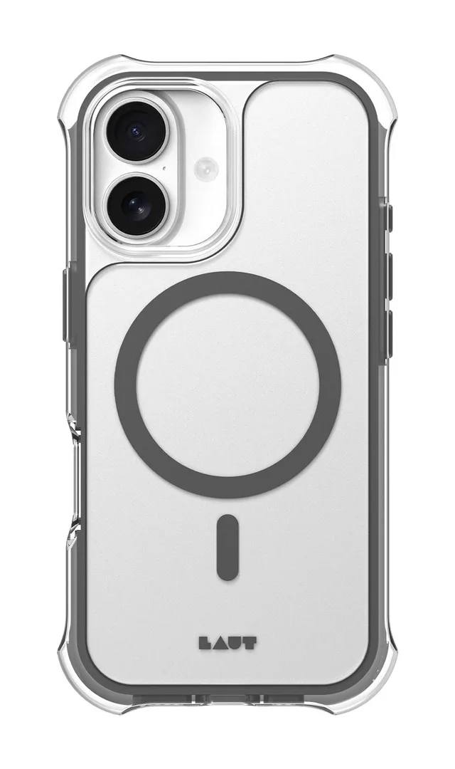 LAUT AERO PROTECT mobile phone case 16 cm (6.3") Cover Grey, Transparent