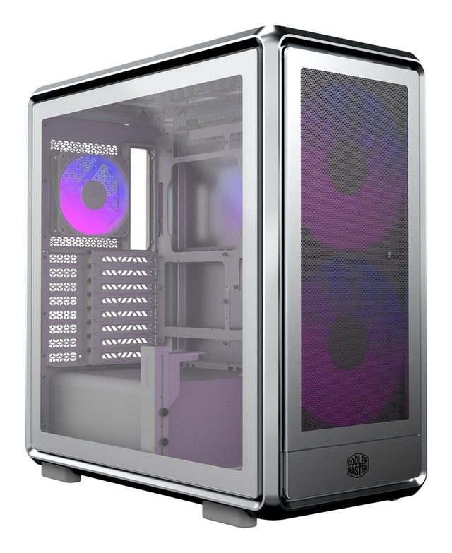 Cooler Master Masterframe 600 Mesh ARGB (Silber, Tempered Glass)
