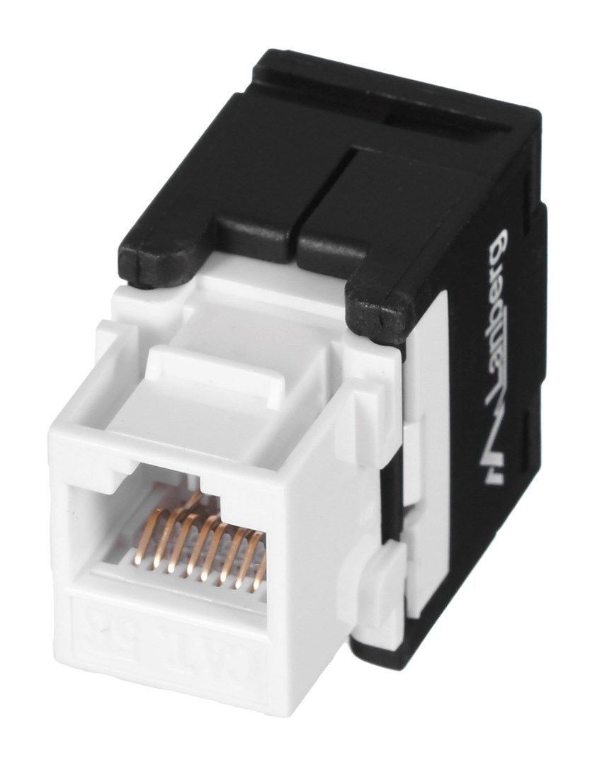 Lanberg RJ45 Cat5e UTP Keystone Module - Tool-Free
