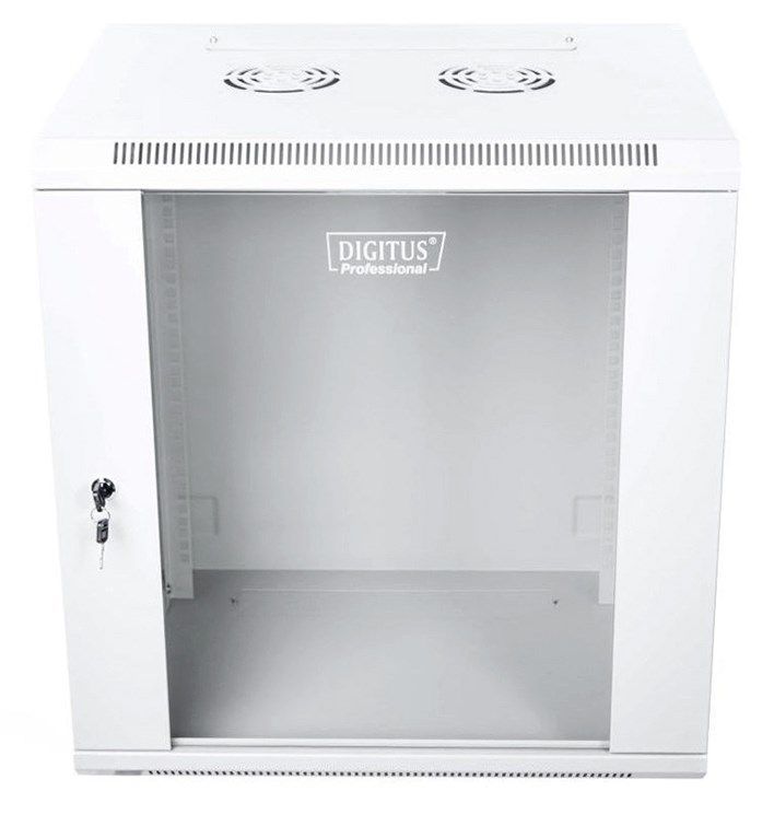 Digitus DN-W19 12U/450 rack cabinet Wall mounted rack Grey