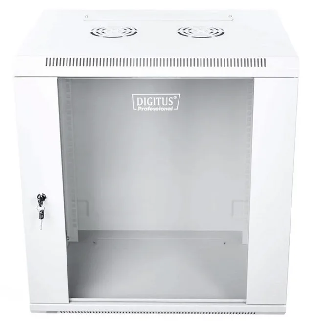 Digitus DN-W19 12U/450 rack cabinet Wall mounted rack Grey