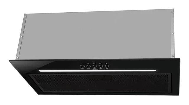 Amica OMP6255BG Built-in cooker hood black 389 m³/h