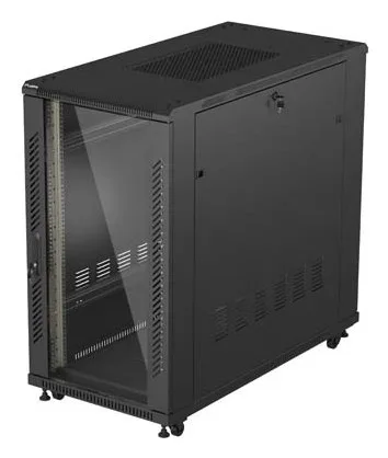 Lanberg FF01-6222-12B rack cabinet 22U Freestanding rack Black