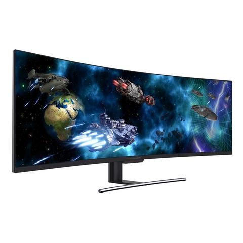 LC-Power LC-M49-DFHD-144-C-Q computer monitor 124.5 cm (49") 3840 x 1080 pixels UltraWide Full HD QLED Black