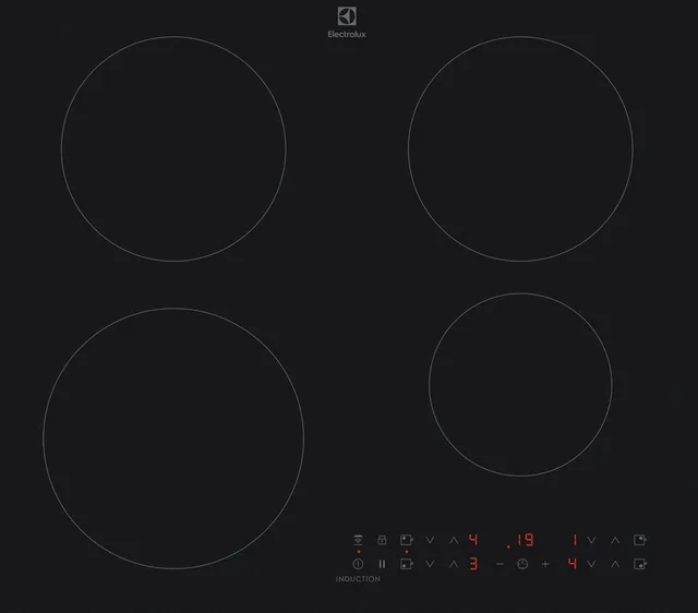 Electrolux EIT60433CT Black Built-in 60 cm Zone induction hob 4 zone(s)