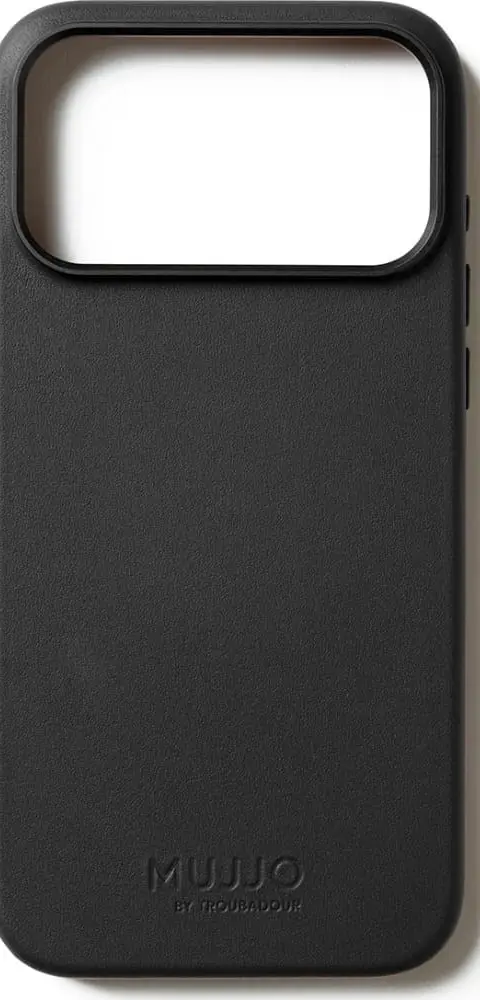 Mujjo Full Leather Case Case For IPhone 17 Pro Max Black