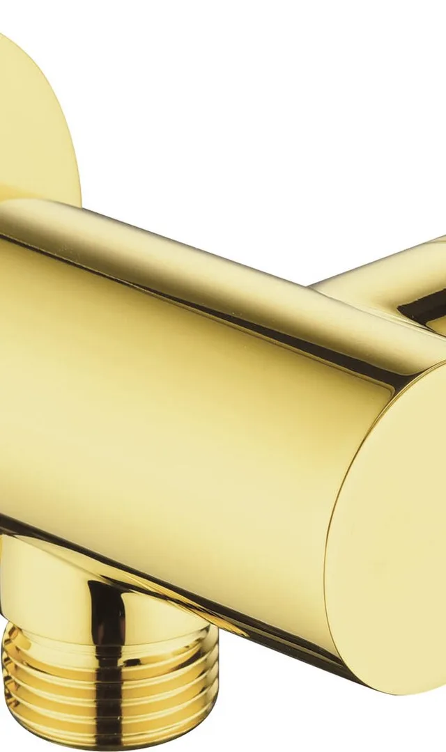 Round Angled Connector With Handset Holder