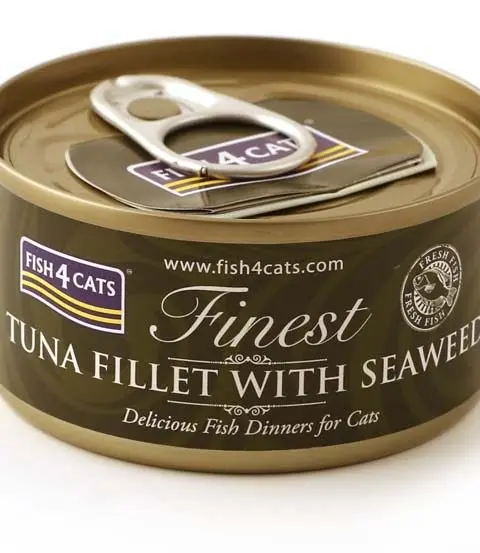 FISH4CATS Tuna Fillet With Seaweed - Wet Cat Food - 70g