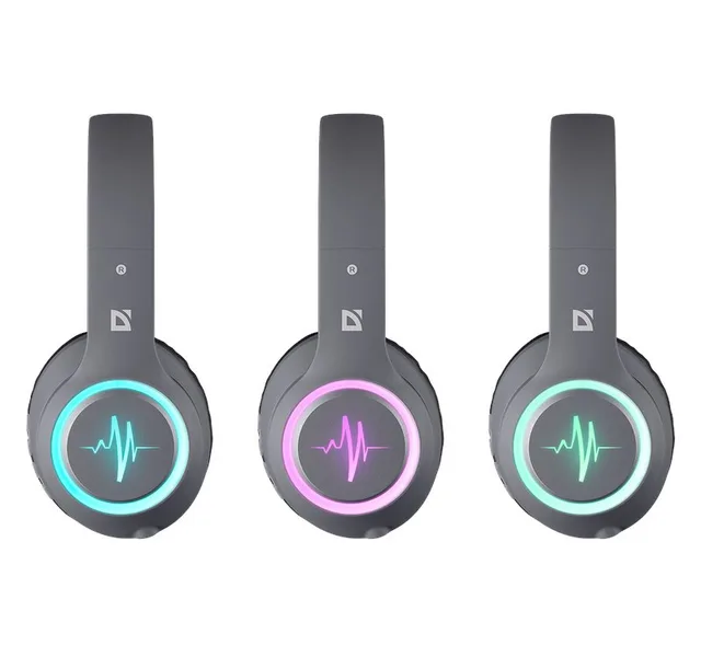 Wireless Headphones With Microphone DEFENDER FREEMOTION B571 LED