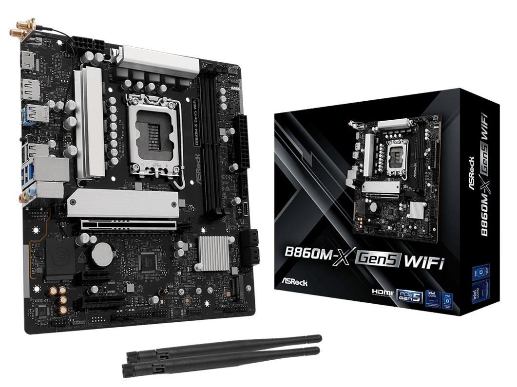ASROCK B860M-X GEN5 WIFI DDR5 Intel S1851 90-MXBSF0-A0UAYZ Retail