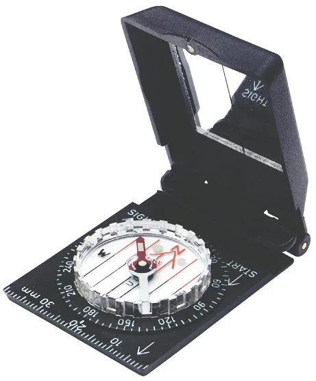 Silva Schneider Ranger SL Magnetic navigational compass Black, Transparent