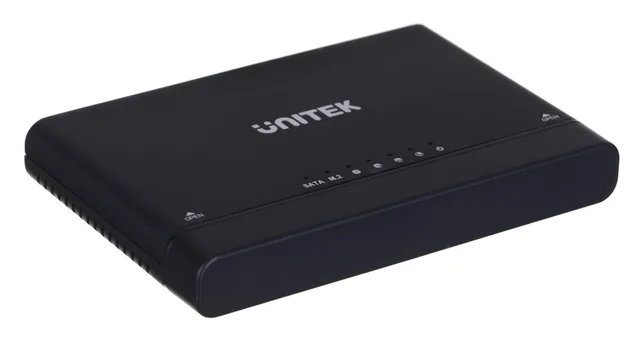 UNITEK S1222A Cable Gender Changer USB 3.2 SATA 2 5/3 5' M.2 PCIE/NVME Black