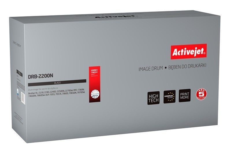Activejet DRB-2000N drum for Brother printer; Brother DR-2000/DR-2005 replacement; Supreme; 12000 pages; black