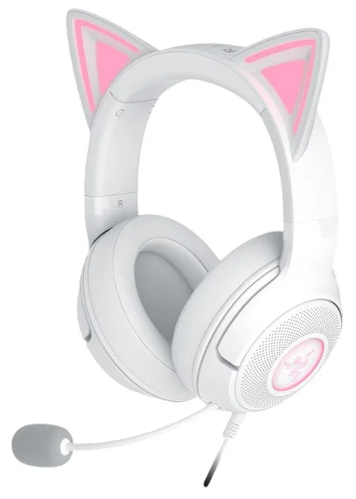 Razer Kraken Kitty V2 Headset Wired Head-band Gaming USB Type-A White