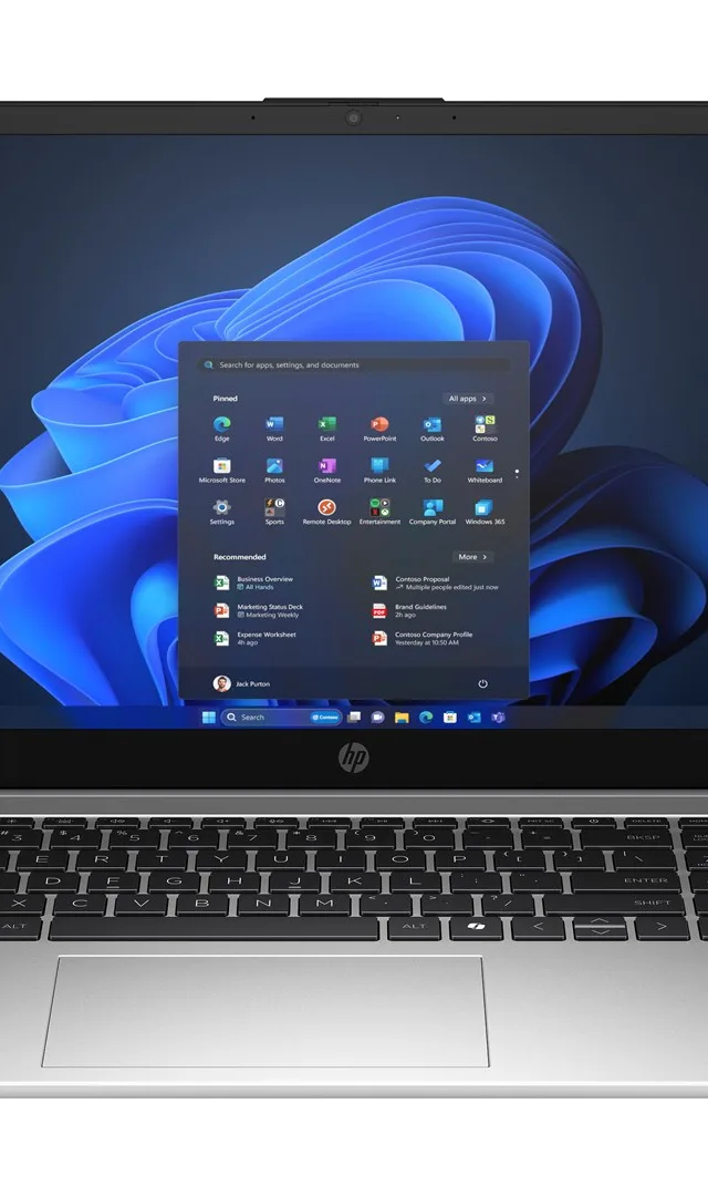 HP 255R G10 15.6" laptop, AMD Ryzen™ 5 7535U, Full HD, 8 GB DDR5-SDRAM, 512 GB SSD, Wi-Fi 6 (802.11ax), FreeDOS, silver