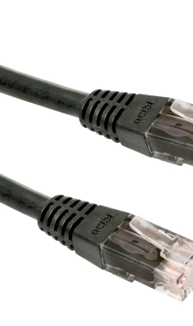 Gembird PP12-3M/BK networking cable Black Cat5e U/UTP (UTP)