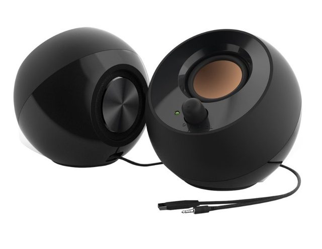Creative Labs Pebble (Schwarz, Klinke, USB)